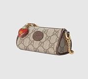 Coin Purse With Double G Strawberry - 2