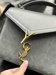 YSL Cassandra Suede & Leather Mini Top Handle Crossbody Bag - 4