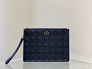 DIOR Large Caro Daily Pouch Blue 30 - 1