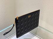 DIOR Large Caro Daily Pouch Blue 30 - 4