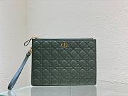 DIOR Large Caro Daily Pouch Green 30 - 1