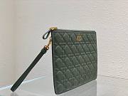 DIOR Large Caro Daily Pouch Green 30 - 6