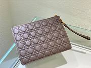 DIOR Large Caro Daily Pouch Brown  30 - 3