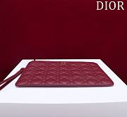 DIOR Large Caro Daily Pouch Red 30 - 6