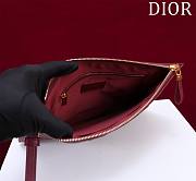 DIOR Large Caro Daily Pouch Red 30 - 5