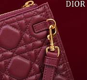 DIOR Large Caro Daily Pouch Red 30 - 2