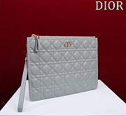 DIOR Large Caro Daily Pouch Grey 30 - 6