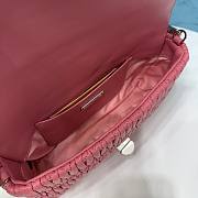 Okify Miumiu Crystal Cloque Nappa Leather Bag Pink - 4