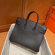 Hermès Birkin Togo Black/ Silver 25cm - 3
