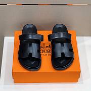 Hermès Chypre Sandals Black - 1