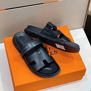 Hermès Chypre Sandals Black - 6