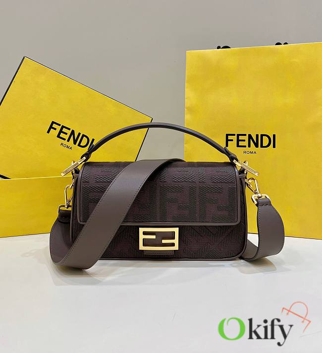 FENDI Baguette 27 Brown Bag - 1