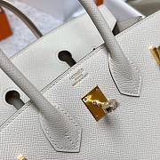 Hermès Birkin Epsom White/ Gold 25cm - 3