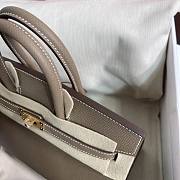 Hermès Birkin Epsom  Elephant Gray/ Gold 25cm - 5