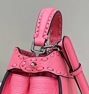 FENDI Peekaboo Shoulder Hand Bag Leather Pink - 4
