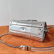 VALENTINO Garavani Mini Top Handle Bag Silver  - 6