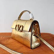 VALENTINO Garavani Mini Top Handle Bag Gold - 6