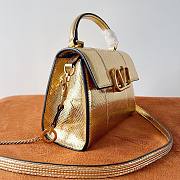 VALENTINO Garavani Mini Top Handle Bag Gold - 5