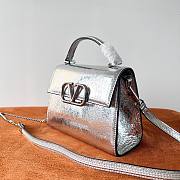 VALENTINO Garavani Mini Top Handle Bag Silver 1 - 5