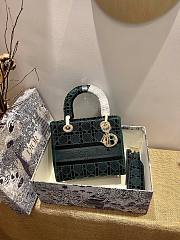 Okify Dior Lady D'Lite 24 Green Canvas - 1