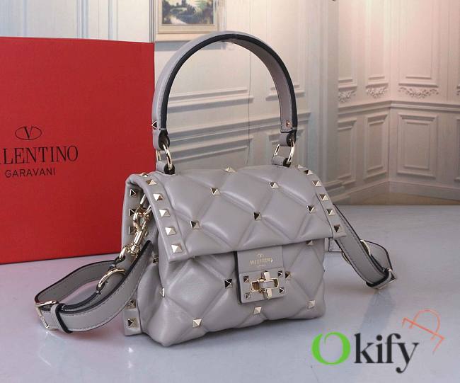 VALENTINO Garavani Candystud Grey Bag - 1