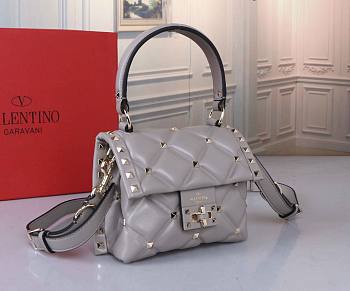VALENTINO Garavani Candystud Grey Bag