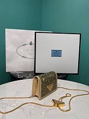 Prada WOC Gold Crystal Bag - 5