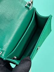 Prada WOC Green Crystal Bag - 2