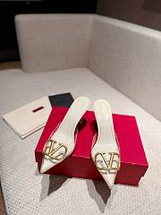 VALENTINO GARAVANI VLogo Heels White - 5