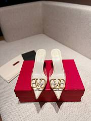 VALENTINO GARAVANI VLogo Heels White - 6