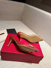 VALENTINO GARAVANI VLogo Heels Brown - 4