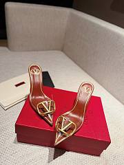 VALENTINO GARAVANI VLogo Heels Brown - 3