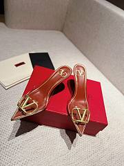 VALENTINO GARAVANI VLogo Heels Brown - 2