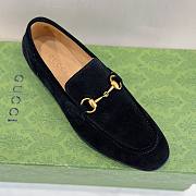 Gucci Jordaan Loafer Black Suede - 2