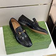 Gucci Jordaan Crocodile Loafer Black  - 5