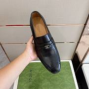 Gucci Loafer With Interlocking G Black Leather  - 5