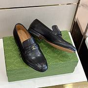 Gucci Loafer With Interlocking G Black Leather  - 6