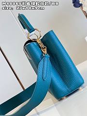 Louis Vuitton Capucines BB Python Handle Blue - 6