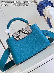 Louis Vuitton Capucines BB Python Handle Blue - 5