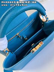 Louis Vuitton Capucines BB Python Handle Blue - 3