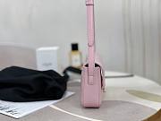 Okify Celine Shoulder Bag Claude In Shiny Calfskin Light Pink - 2