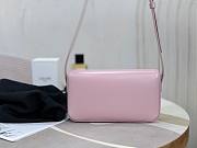 Okify Celine Shoulder Bag Claude In Shiny Calfskin Light Pink - 3