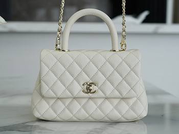 Chanel Coco Handle 24 Beige/ Light Gold Hardware