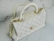 Chanel Coco Handle 24 Beige/ Light Gold Hardware - 4