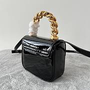 SERSACE La Medusa Patent Mini Bag Black - 5