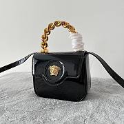 SERSACE La Medusa Patent Mini Bag Black - 4