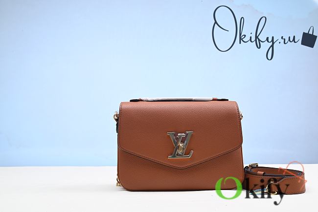 LV Oxford Lockme Leather Cognac - 1