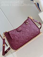 LV Easy Pouch Wine  Red  - 1
