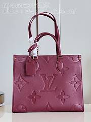 LV OnTheGo MM Wine Red  - 1