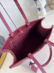 LV OnTheGo MM Wine Red  - 5